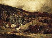 Robert Crannell Minor In the Adirondacks oil on canvas